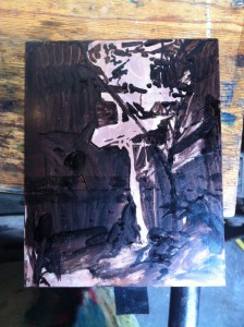 tree house 2nd Aquatint