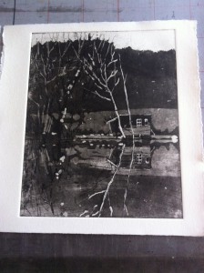 first print of lake house